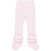 LITTLE A Diamante Frill Tights Pink